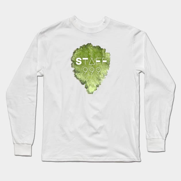 STAFF 999 Moldavite Long Sleeve T-Shirt by Mazzlo Shop